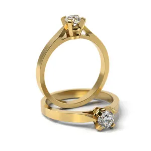 Zásnubný prsteň s diamantom ZP 313