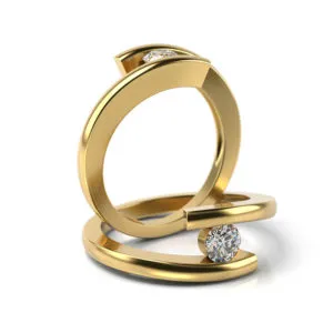 Zásnubný prsteň s diamantom ZP 319