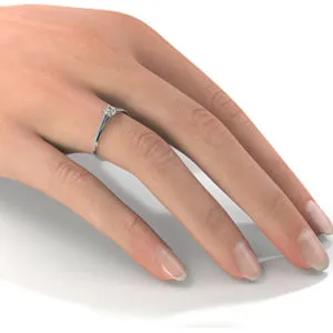 Zásnubný prsteň s diamantom ZP 504