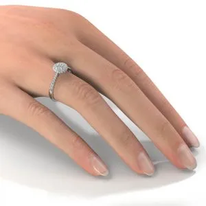 Zásnubný prsteň s diamantom ZP 512