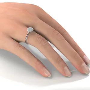 Zásnubný prsteň s diamantom ZP 514