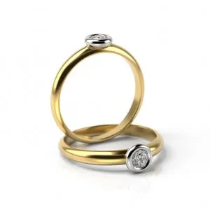 Zásnubný prsteň s diamantom ZP 8750