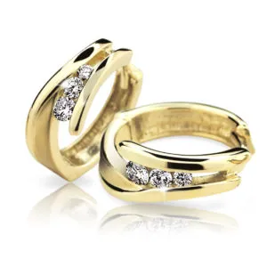 Dámske náušnice s diamantmi Z6433