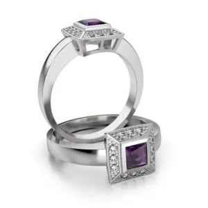Zásnubný prsteň s diamantom ZP 8489