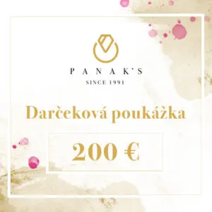 darčeková poukážka 200 EUR