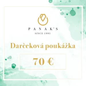 darčeková poukážka 70 EUR
