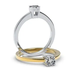 Zásnubný prsteň s diamantom ZP 8160