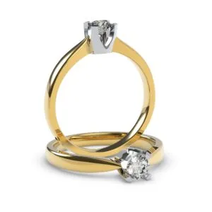 Zásnubný prsteň s diamantom ZP 8743