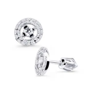 Dámske náušnice s diamantmi Z6413