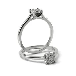 Zásnubný prsteň s diamantom ZP 527