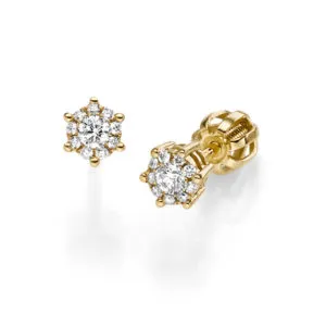 Dámske náušnice s diamantmi DN 83028