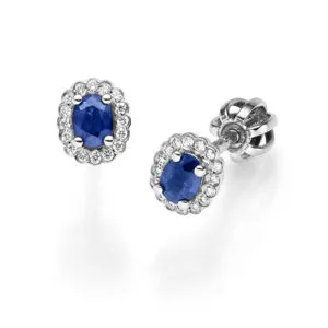 Dámske náušnice s diamantmi DN 83032