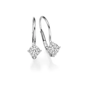 Dámske náušnice s diamantmi DN 83239