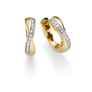 Dámske náušnice s diamantmi DN 83744