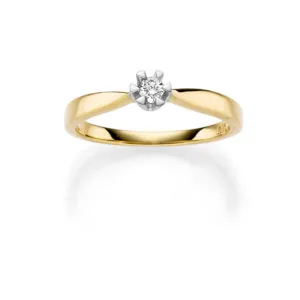 Zásnubný prsteň s diamantom ZP 8182