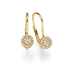 Dámske náušnice s diamantmi DN 83241
