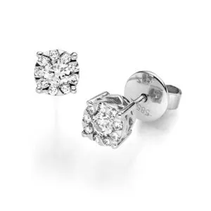 Dámske náušnice s diamantmi DN 83037
