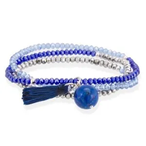 Dámsky náramok Marina Garcia Zen Blue in silver (90379ULG)