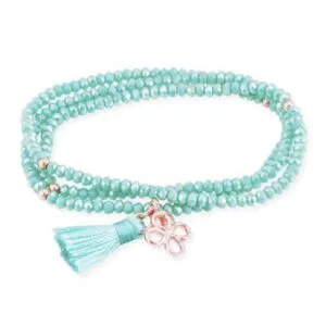 Dámsky náramok Marina Garcia Zen BLUE in rose silver (90492UTR)