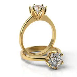 Zásnubný prsteň s diamantom ZP 725