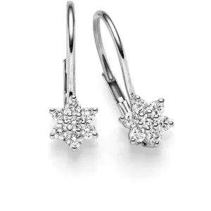 Dámske náušnice s diamantmi DN 83223