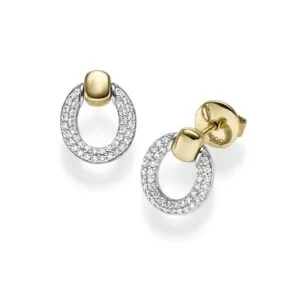 Dámske náušnice s diamantom DN 83096