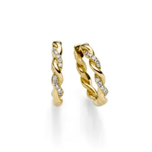 Dámske náušnice s diamantmi DN 83738